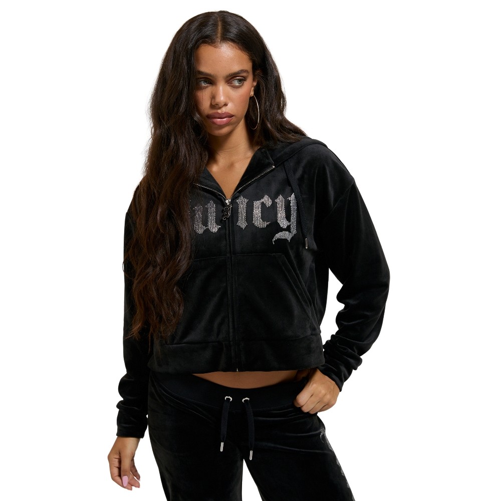 JUICY COUTURE OLD GOTHIC ICCLE HOODIE