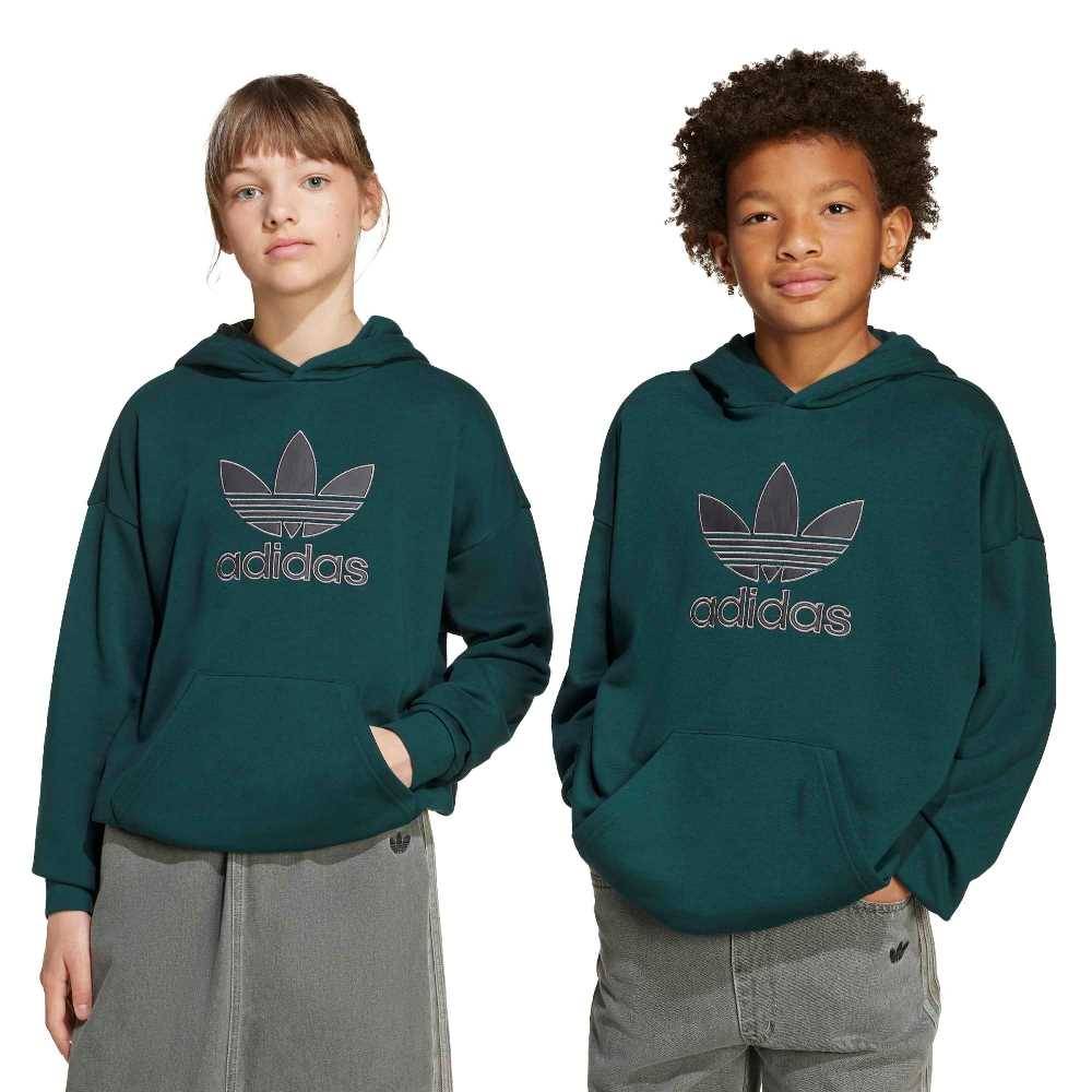 ADIDAS ORIGINALS YOUTH OVERSIZE HOODIE BIG LOGO EXECUTION