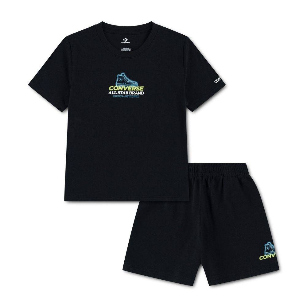 CONVERSE LITTLE BOYS DCTP GLOBE FRONTBACK HIT SET
