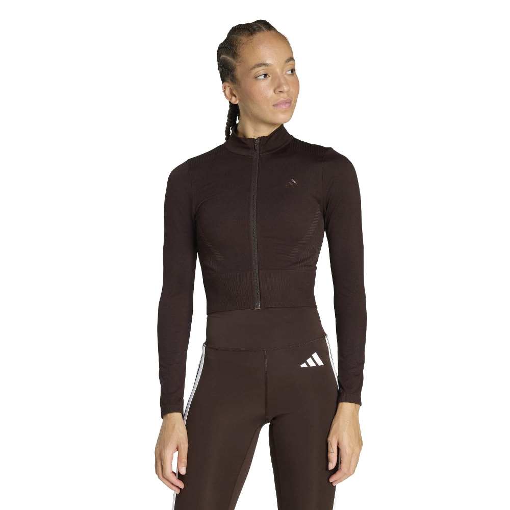 ADIDAS WORKOUT ESSENTIALS KNIT ZIP THROUGH JACKET