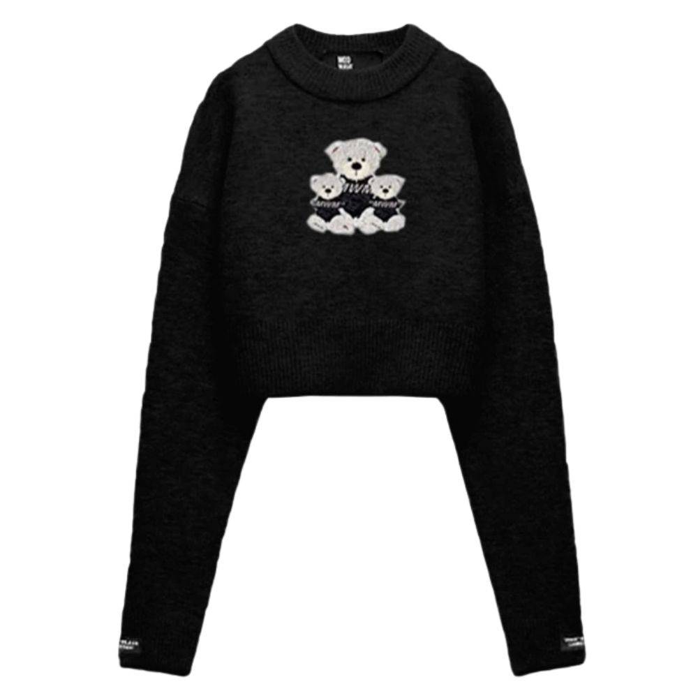 MWM TEDDY CROPPED KNITWEAR