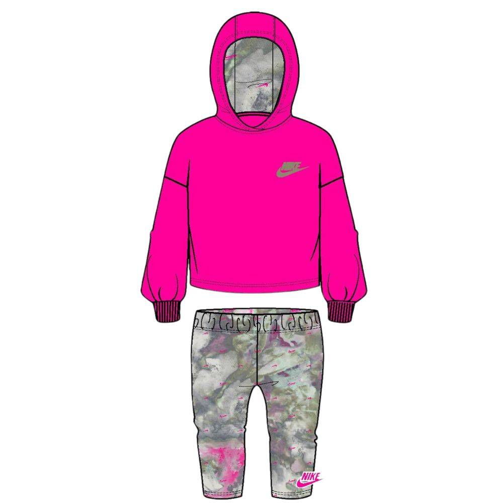 NIKE LITTLE GIRLS HOODIE-LEGGING SET