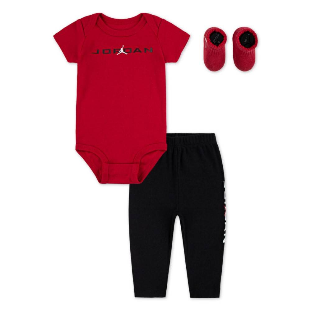 NIKE JORDAN BABY MJ BASELINE 3PC SET