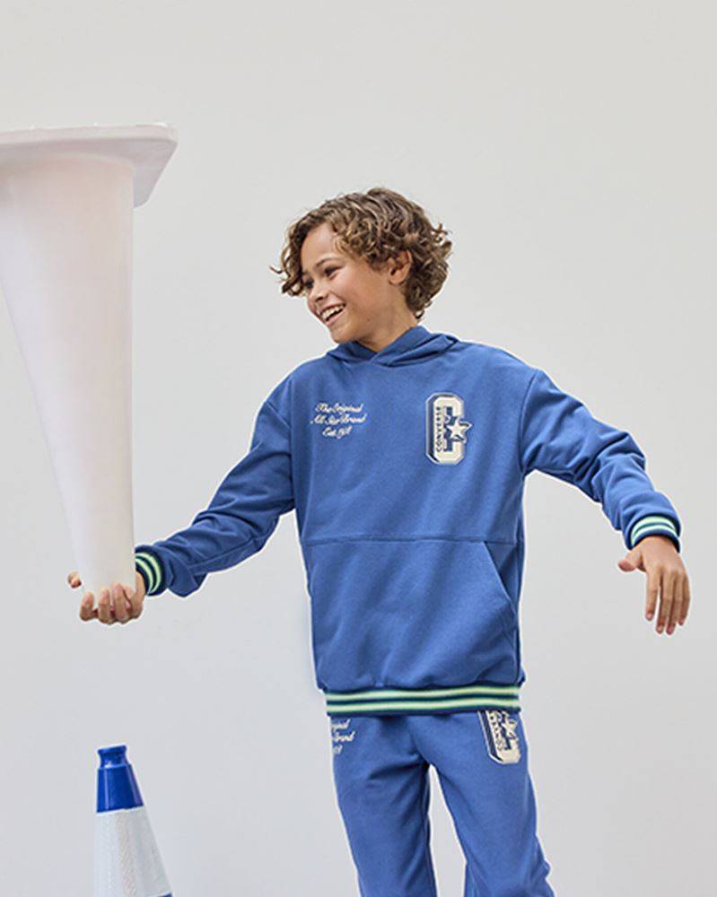 CONVERSE BOYS RETRO VARSITY FT PULLOVER HOODIEDI