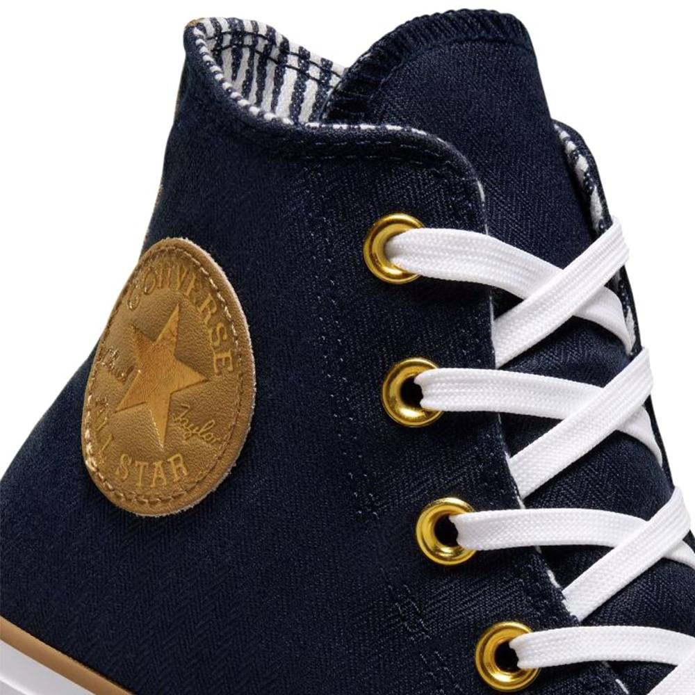 CONVERSE ALL STAR LIFT PLATFORM HERRIGBONE STRIPE