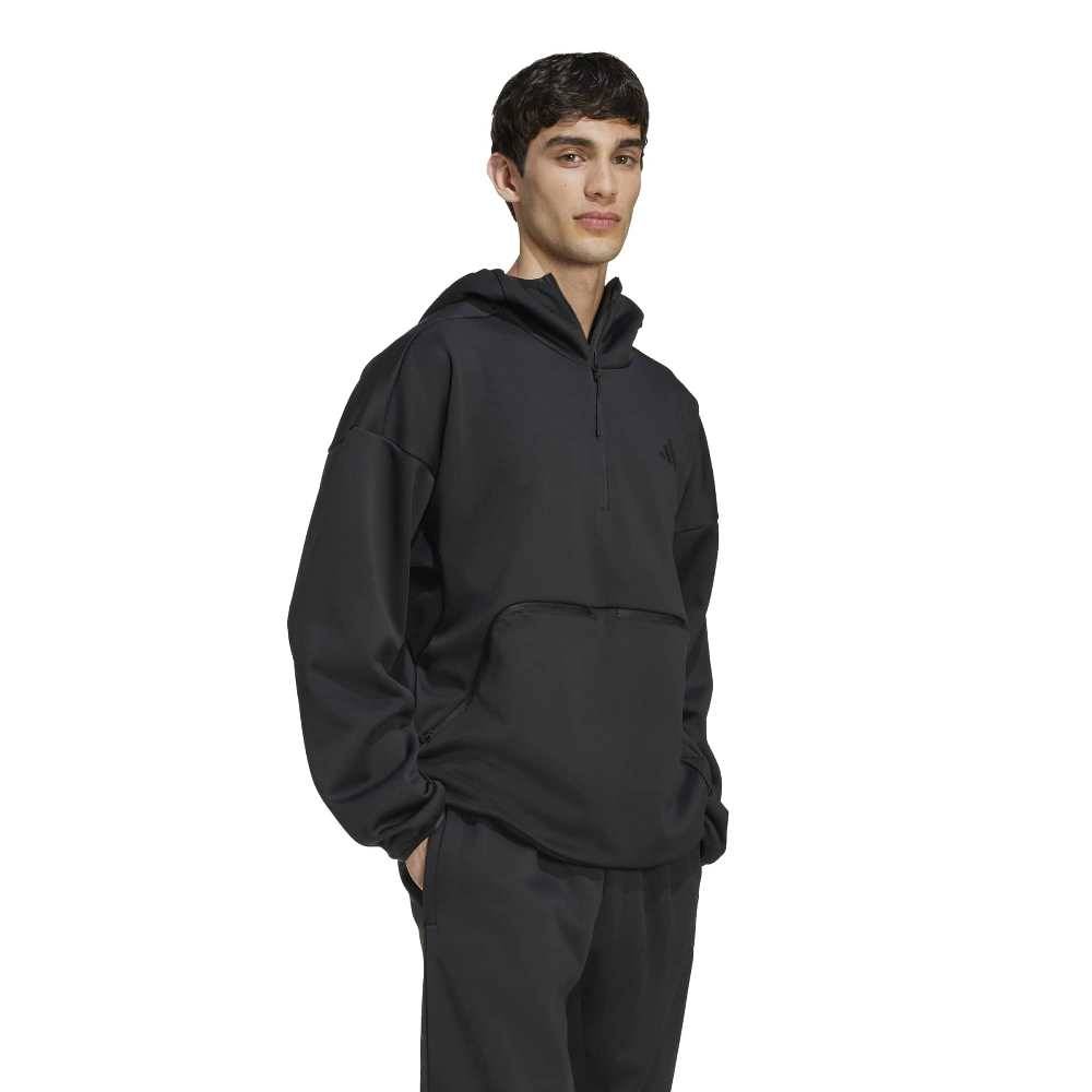 ADIDAS M CITY TECH SOFTSHELL HALF ZIP HOODIE
