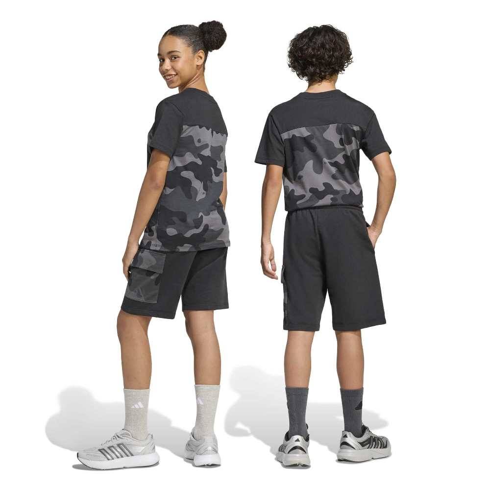 ADIDAS YOUTH SEASONALS CAMO SHORTS