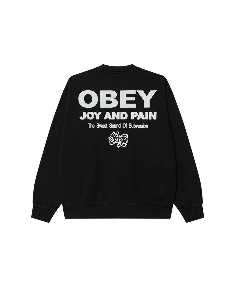OBEY JOY FADED CREW FLEECE