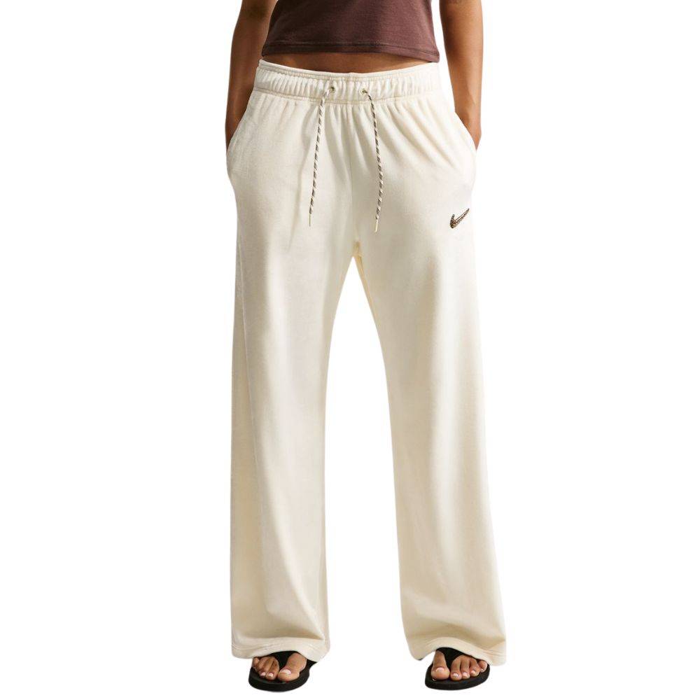 NIKE NSW WOMENS HIGH-WAISTED WIDE-LEG VELOUR PANT