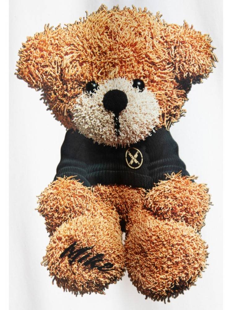 MWM TEDDY BEAR PRINT OVERSIZED TEE