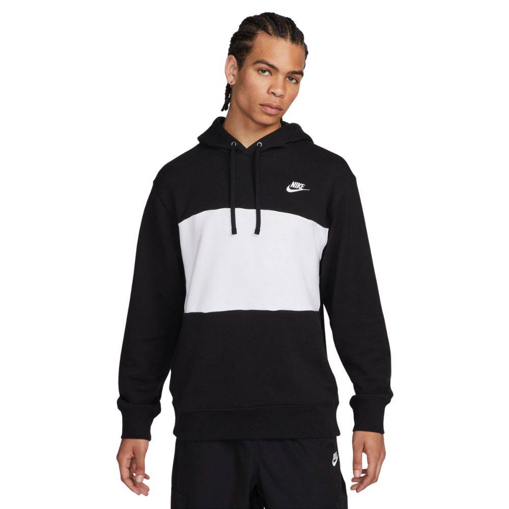 NIKE CLUB+ FRENCH TERRY COLOR-BLOCK HOODIE
