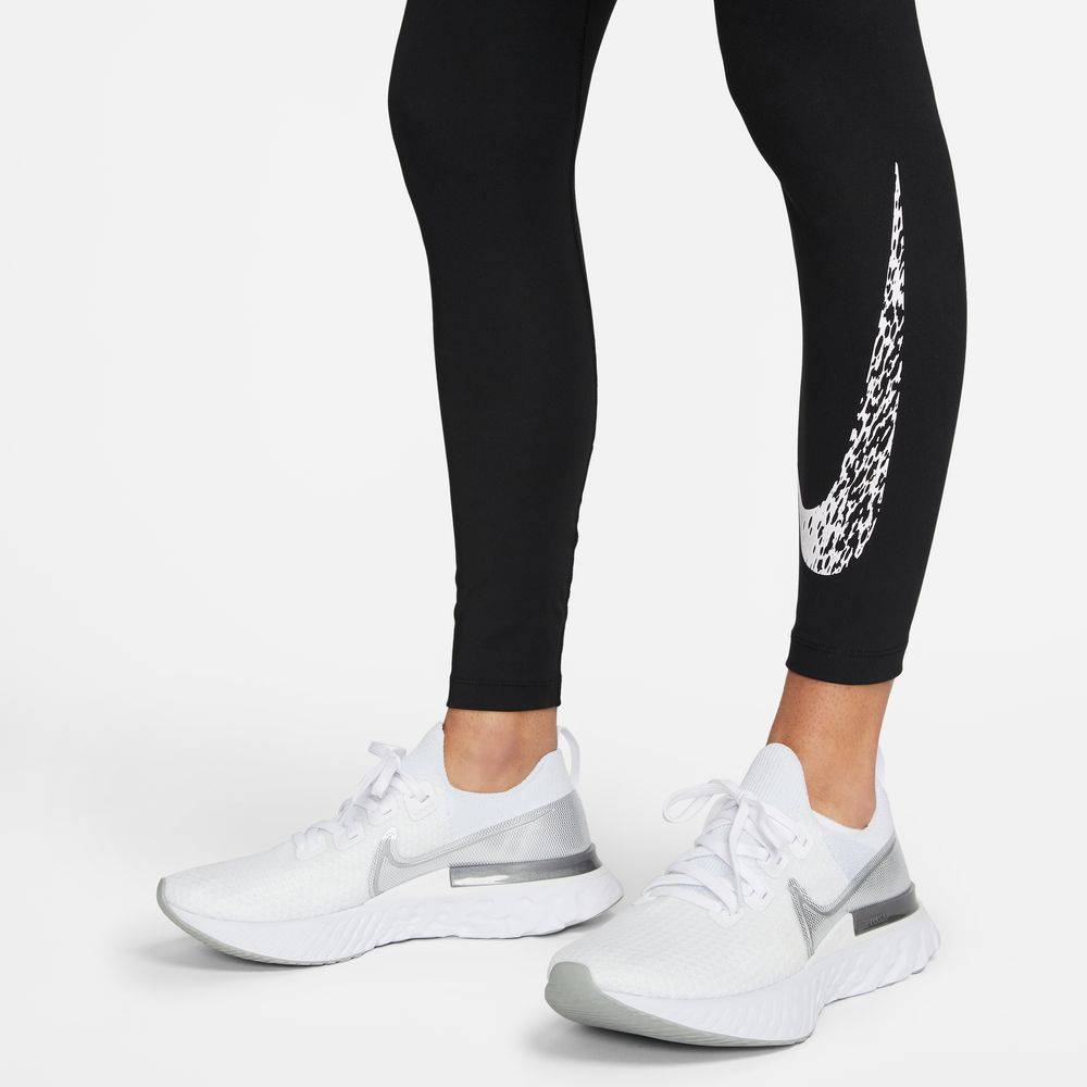 NIKE DRI-FIT SWOOSH RUN MID-RSE 7/8 TIGHT