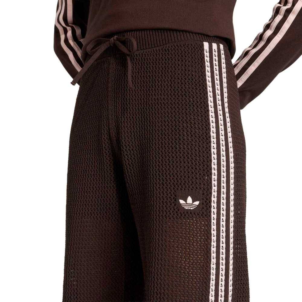 ADIDAS ORIGINALS KNITTED CROCHET FIREBIRD TRACKPANTS