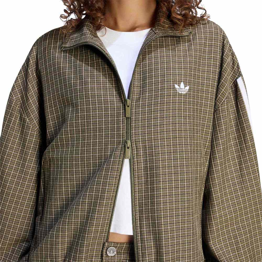 ADIDAS ORIGINALS BADIGIRL CHECKS TRACK TOP