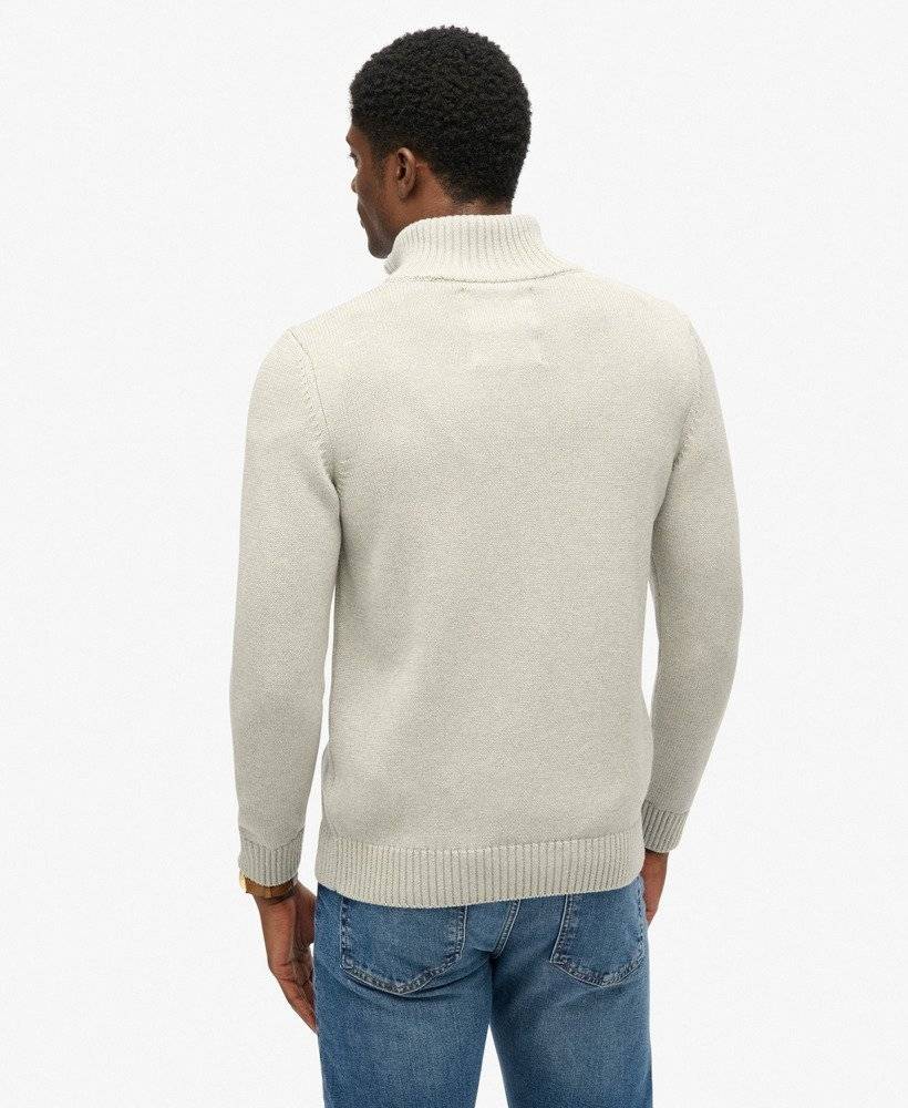 SUPERDRY COTTON HALF ZIP KNIT