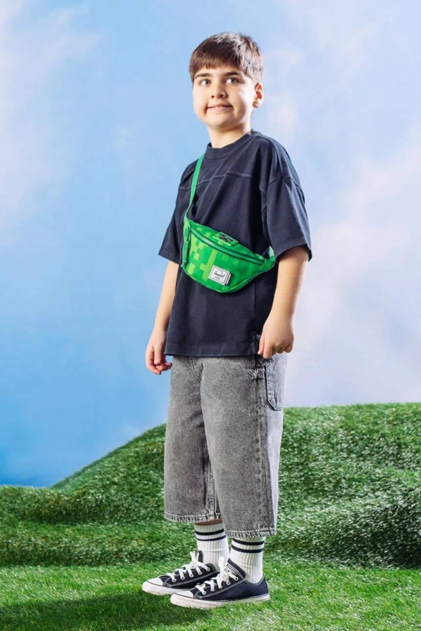 HERSCHEL MINECRAFT HERITAGE HIP PACK LITTLE HERSCHEL