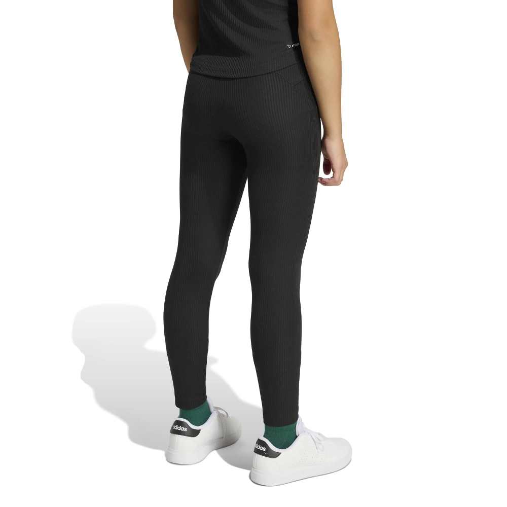 ADIDAS GIRLS SPORT SEASONALS COLLEGIATE TYPOGRAPHY LEGGINGS