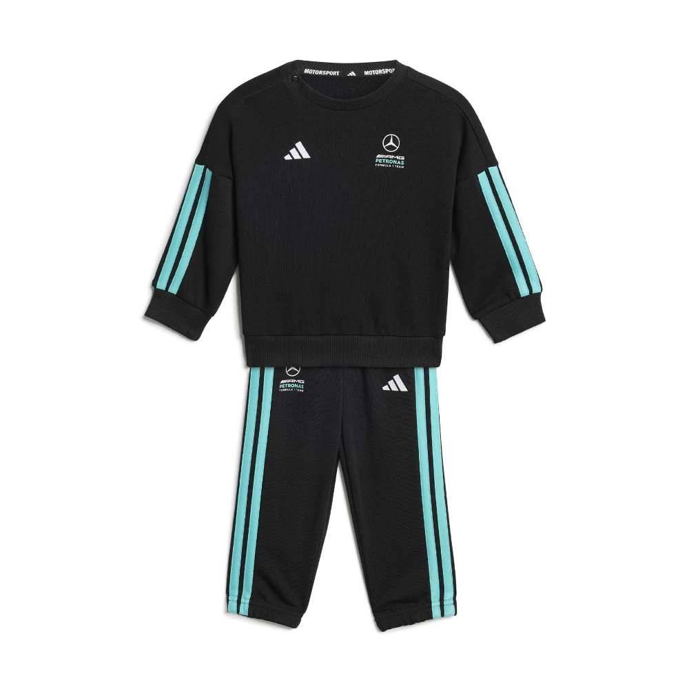 ADIDAS INFANT MERCEDES-AMG PETRONAS FORMULA 1 TEAM DNA LONG-SLEEVE JOGGERS