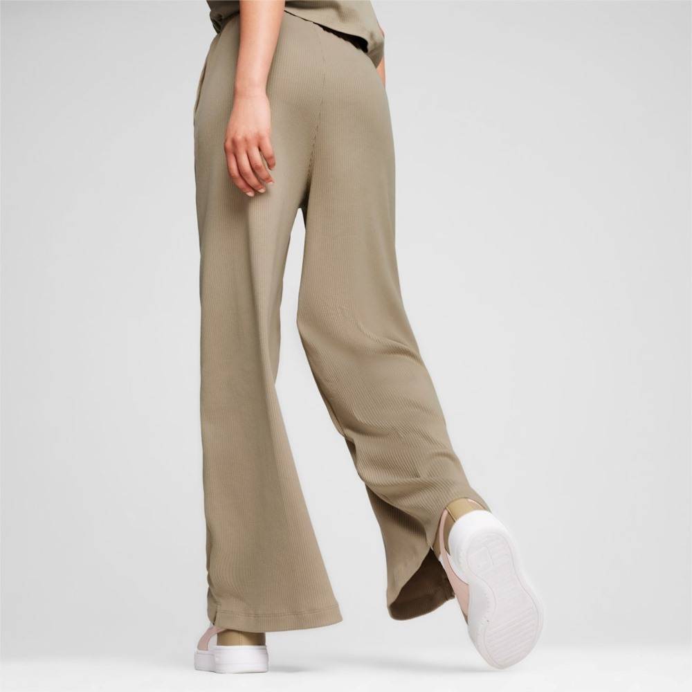 PUMA CLASSICS RIBBED RELAXED PANTS