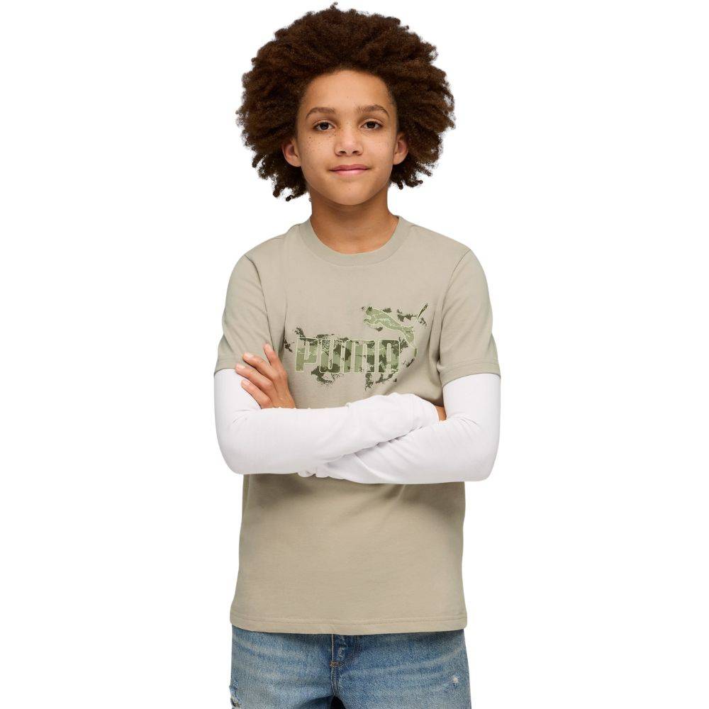 PUMA ESS CAMO TEE B
