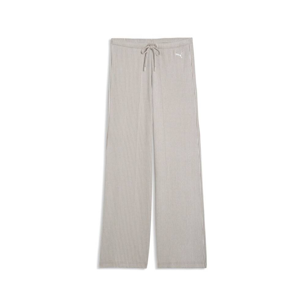 PUMA ESS RIBBED WIDE LEG SOFT TOUCH PANTS OP