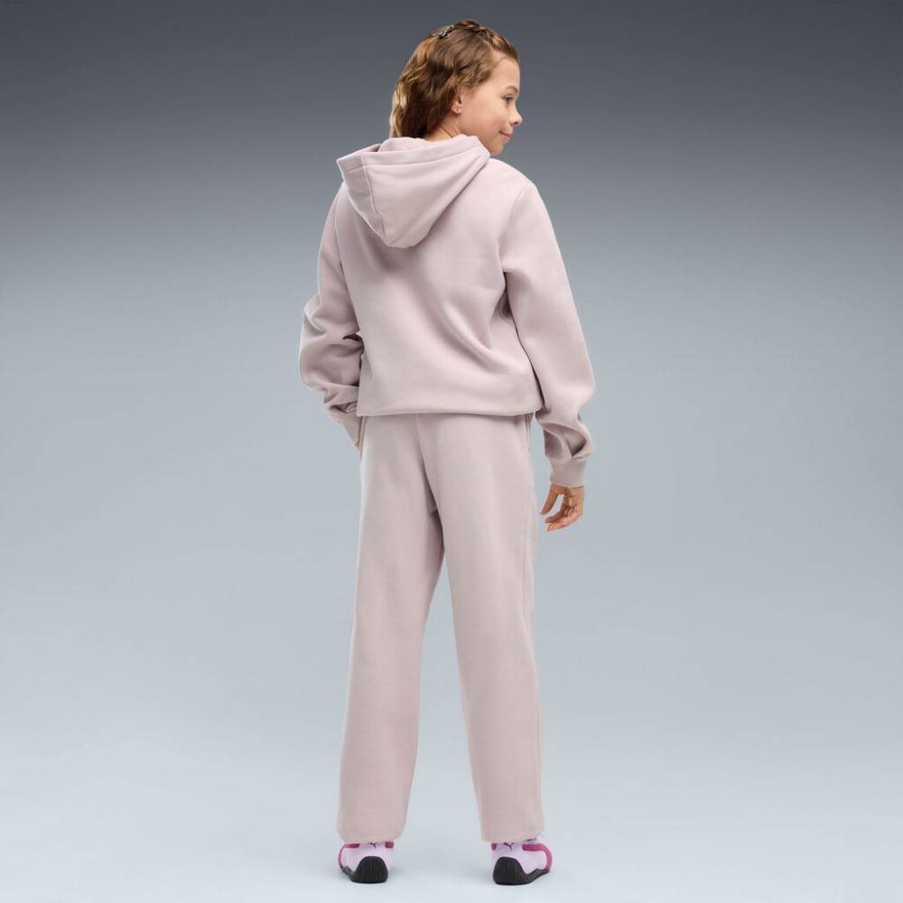 PUMA ESS SCRIPT GLITTER FULL-ZIP SWEAT SUIT FL G