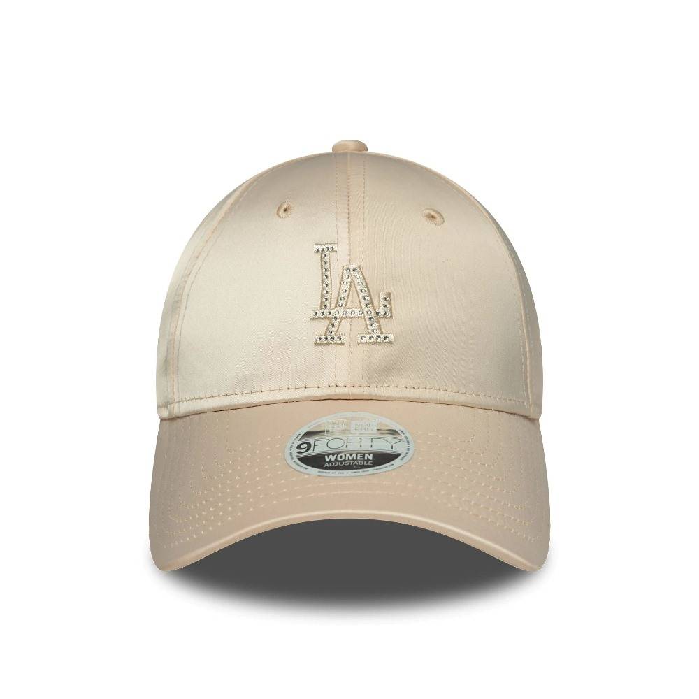 NEW ERA WMNS SATIN RHINESTONE 9FORTY LOS ANGELES DODGERS ADJUSTABLE CAP
