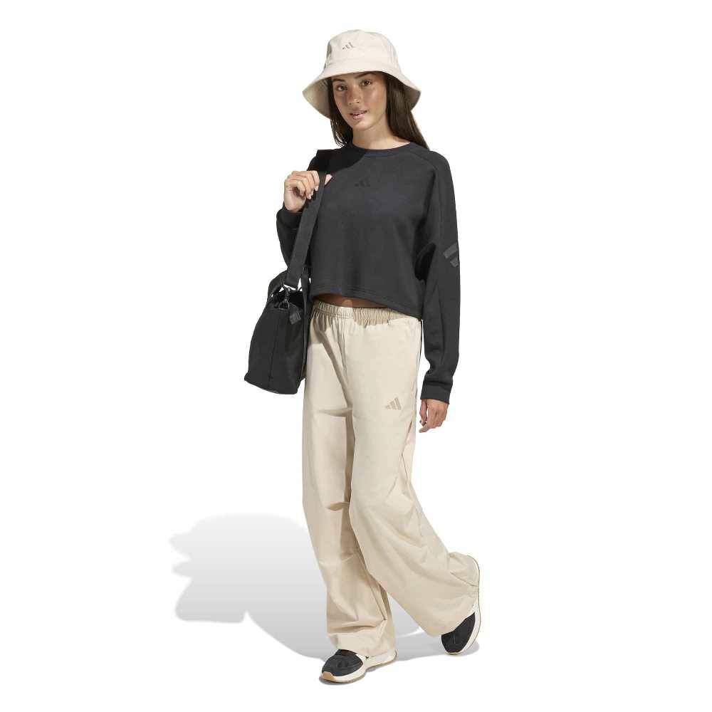 ADIDAS GIRLS SPORT ICONS WIDE STRETCH WOVEN PANTS