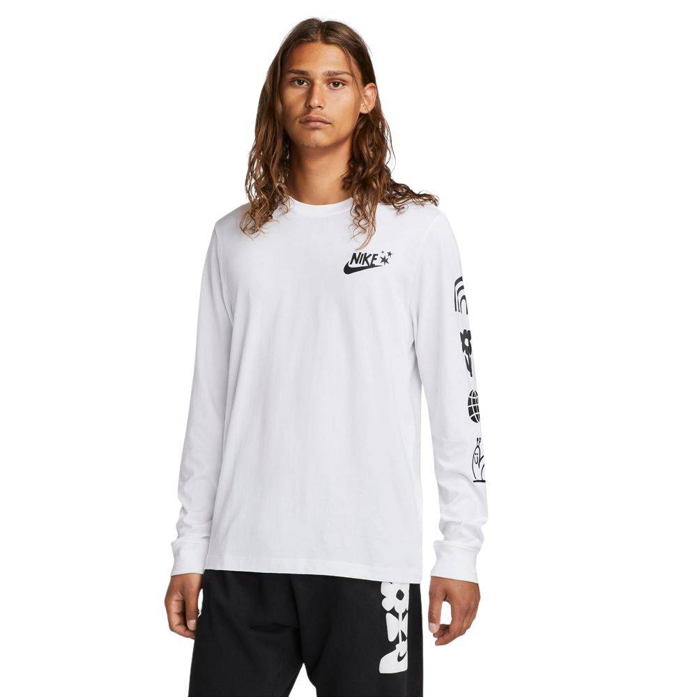 NIKE SPORTSWEAR JUBRID LONG-SLEEVE STATEMENT OPEN TEE