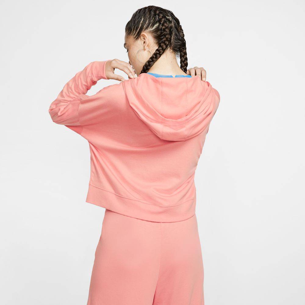 NIKE SPORTSWEAR JERSEY FULL ZIP HOODIE WOMENS