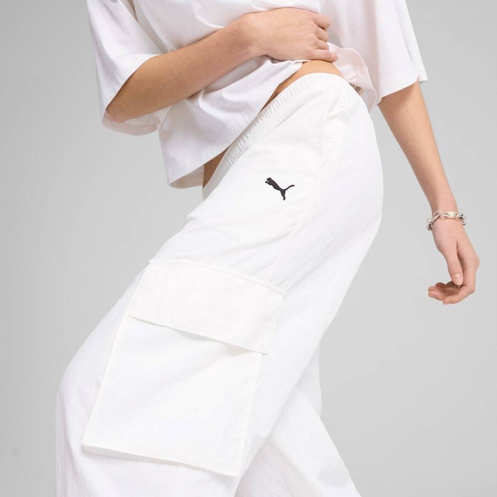 PUMA WARDROBE ESS RELAXED WOVEN CARGO PANTS OP