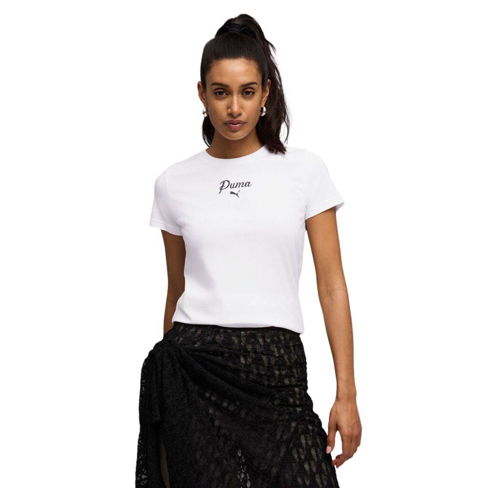 PUMA ESS SCRIPT TEE