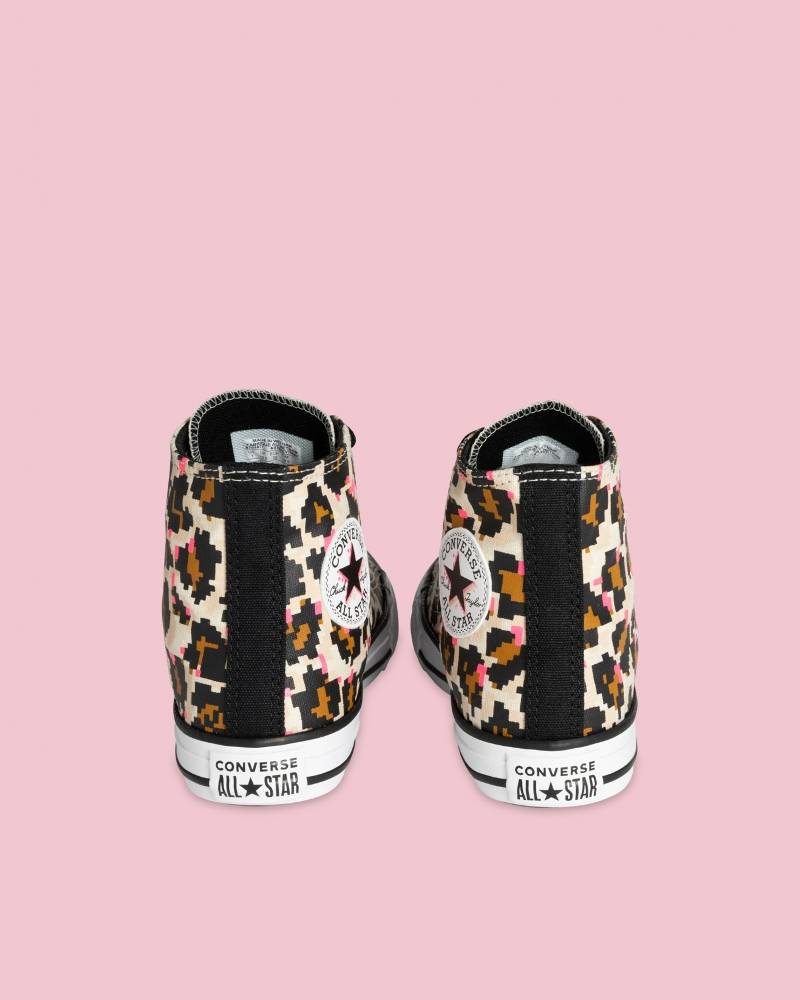 CONVERSE PIXELATED LEOPARD PRINT JUNIOR