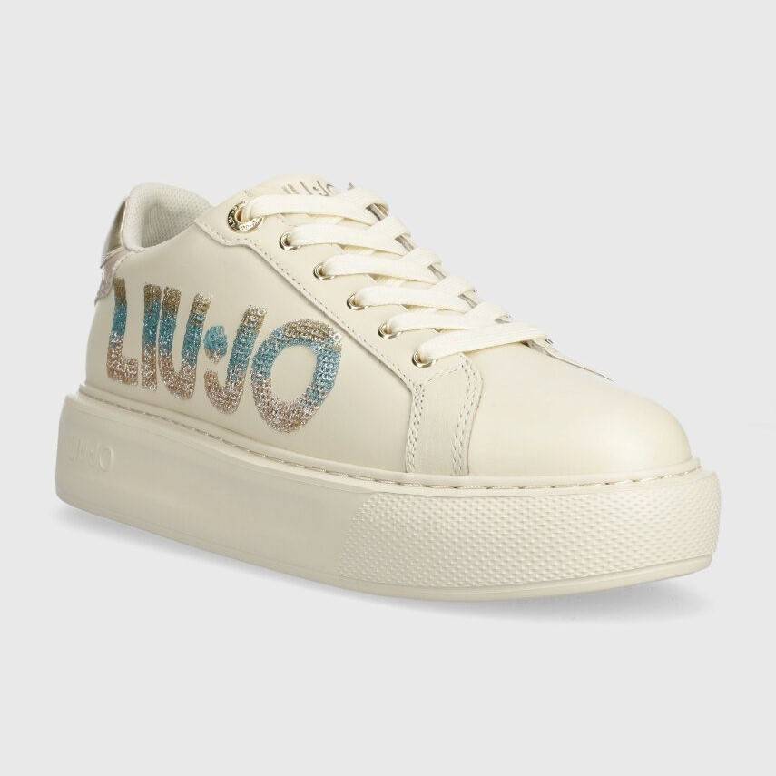 LIU JO KYLIE 22 - PLATFORM SNEAKERS WITH MAXI LOGO