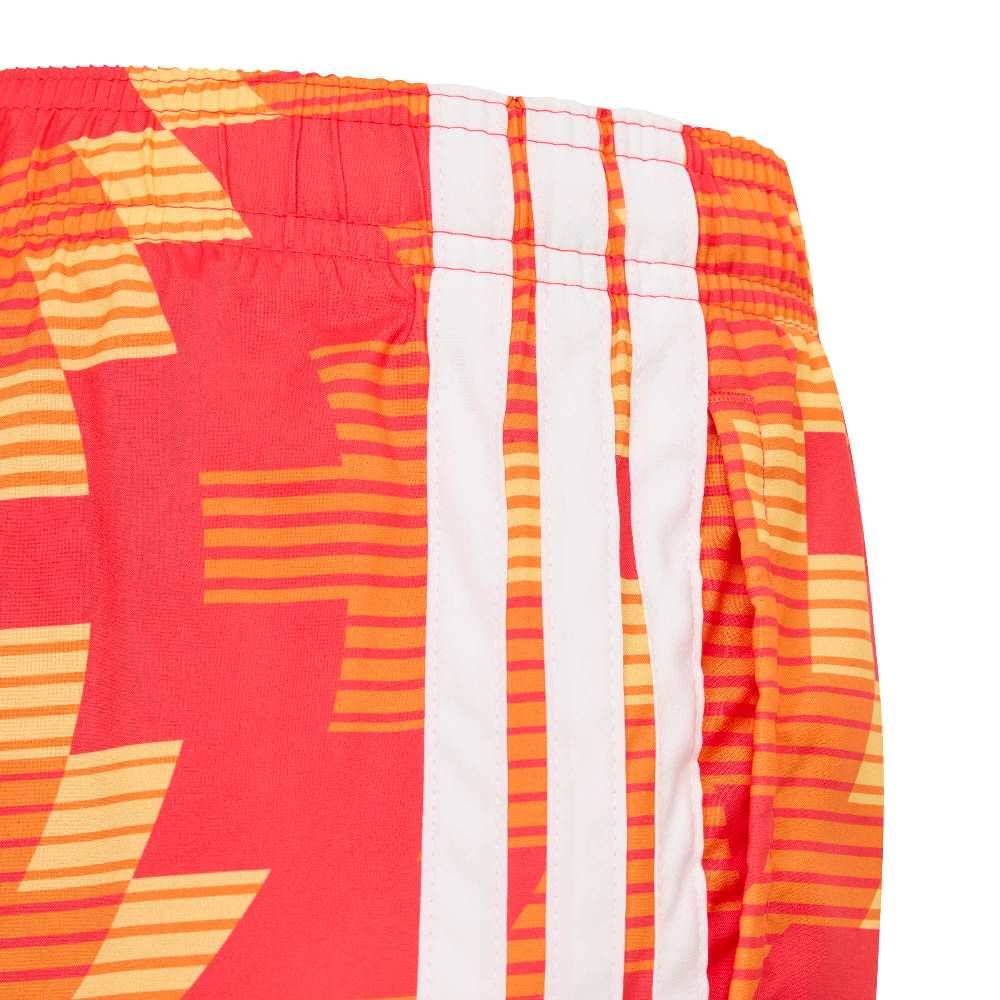 ADIDAS BOYS FOOTBALL-INSPIRED GRAPHIC SWIM SHORTS