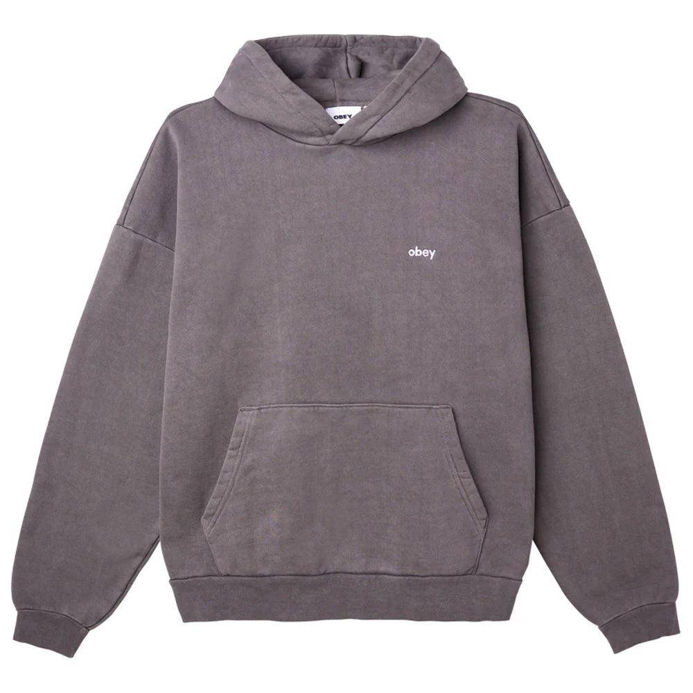 OBEY LOWERCASE PIGMENT HOOD FLEECE