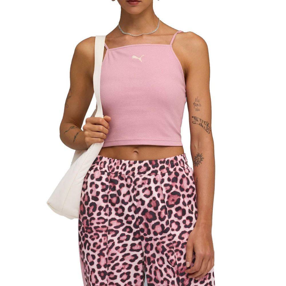 PUMA WARDROBE ESS RIBBED TANK TOP