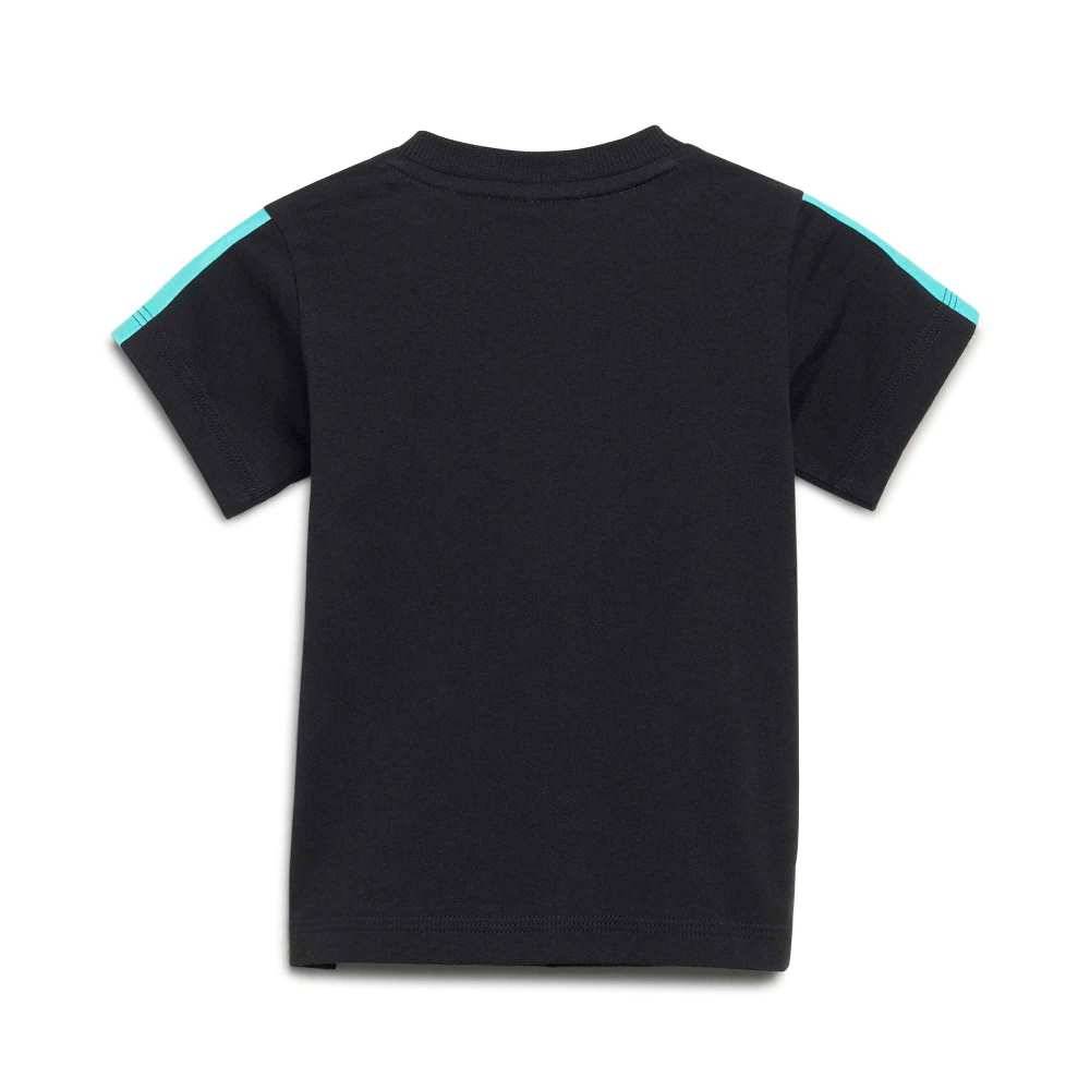 ADIDAS INFANT MERCEDES-AMG PETRONAS FORMULA 1 TEAM DNA SHORT-SLEEVE JOGGERS