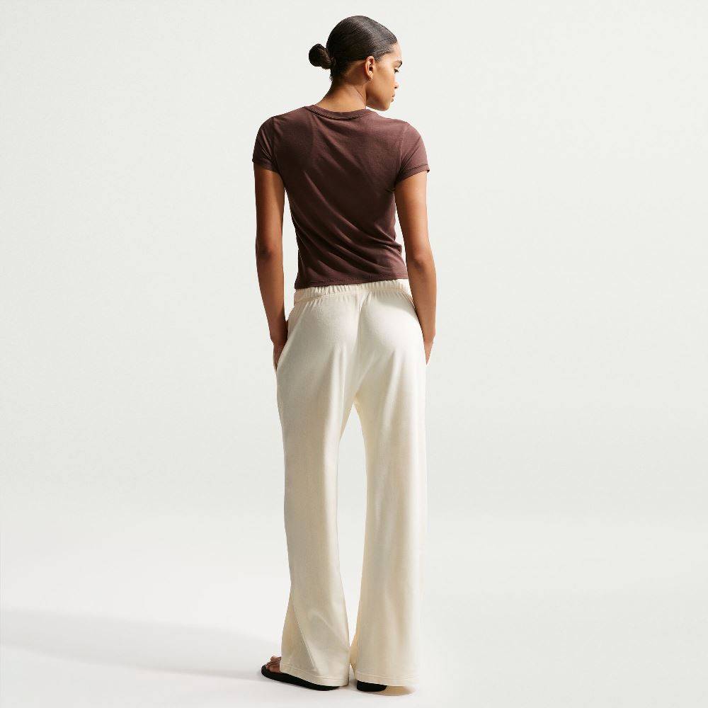 NIKE NSW WOMENS HIGH-WAISTED WIDE-LEG VELOUR PANT