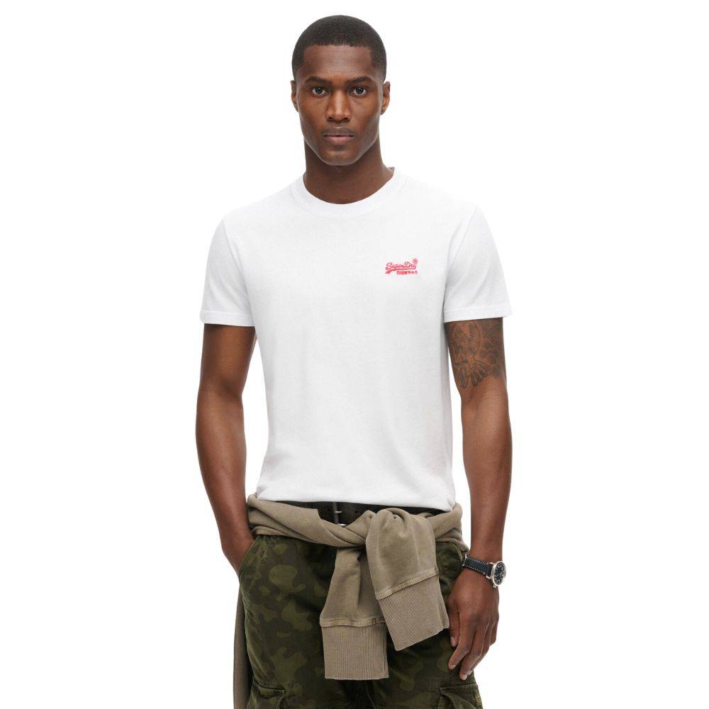 ORGANIC COTTON ESSENTIAL LOGO EMBROIDERED TEE