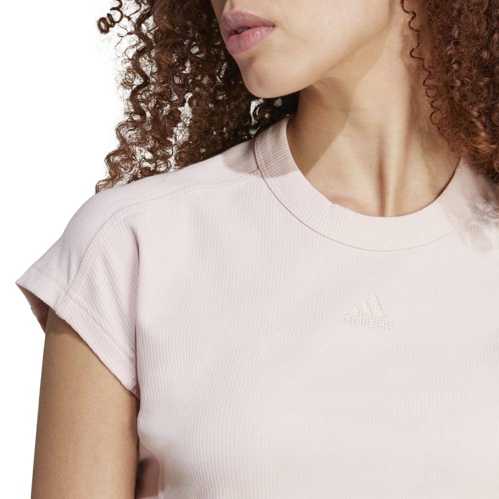 ADIDAS W LNG RIB TEE