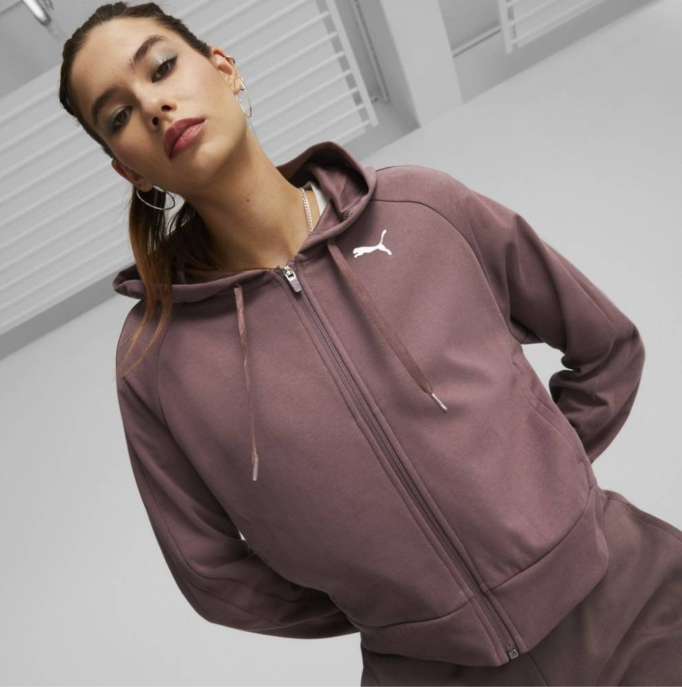 PUMA MODERN SPORTS FULL-ZIP WOMENS HOODIE