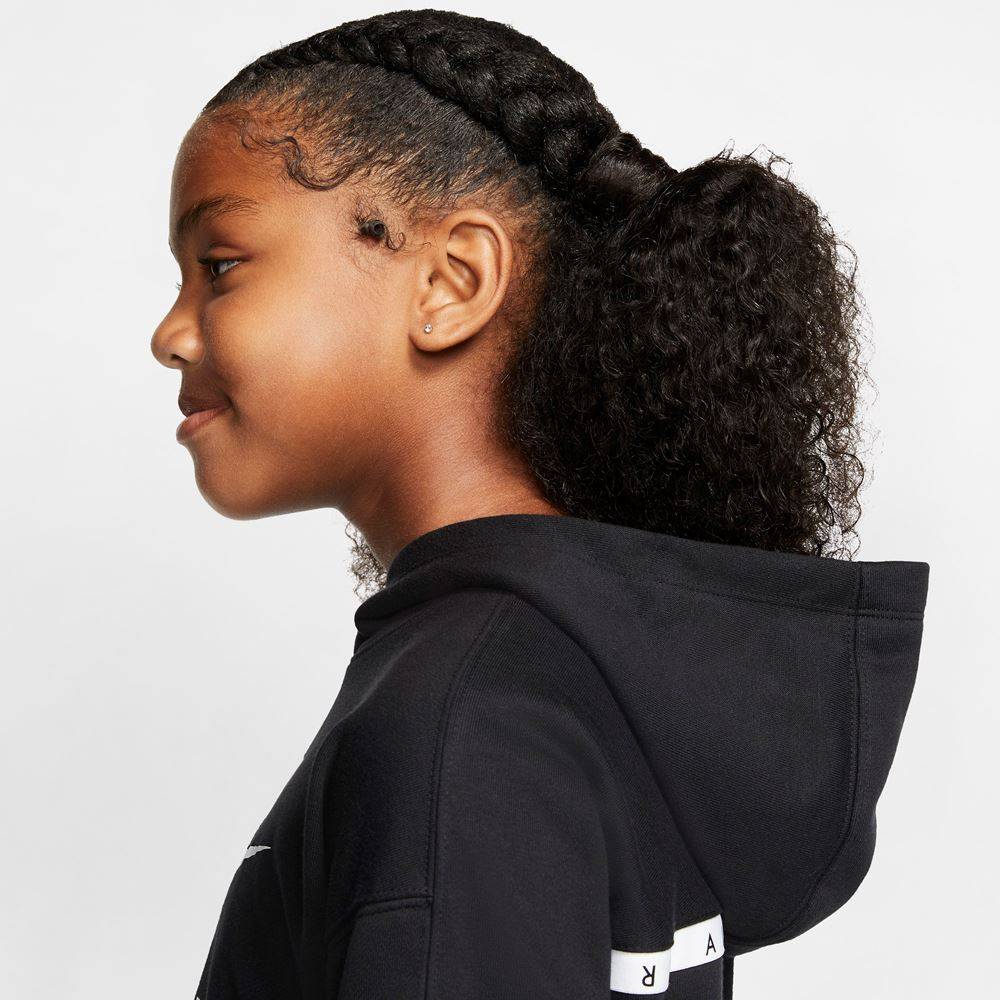 NIKE GIRLS AIR CROP HOODIE