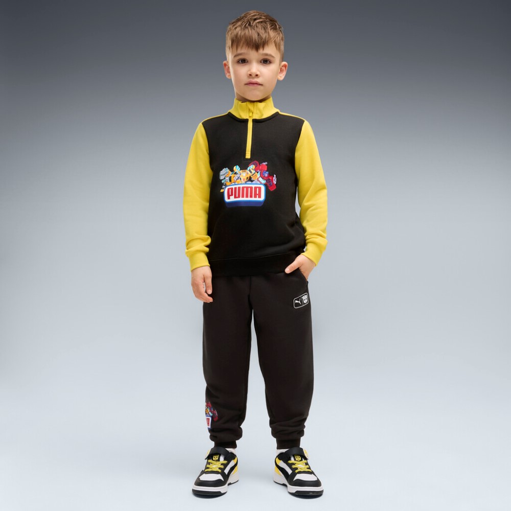 PUMA X TRANSFORMERS GRAPHIC HALF-ZIP
