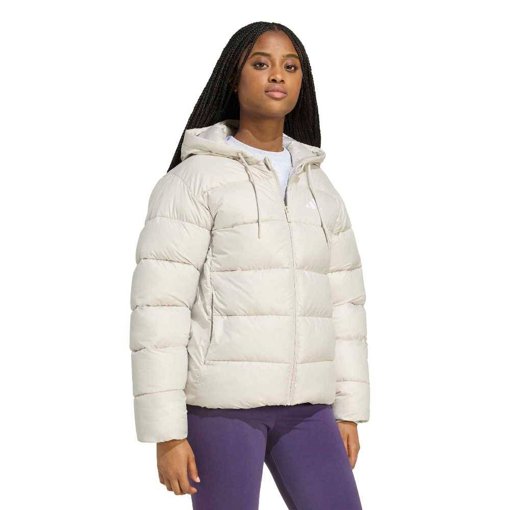 ADIDAS ESSENTIALS CLIMAWARM SYNTHETIC DOWN PUFFER HOODED JACKETS