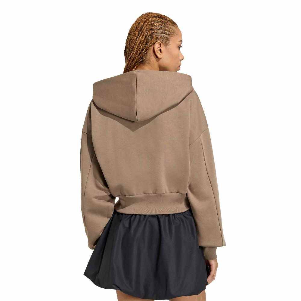ADIDAS ESSENTIALS CONTEMPORARY FLEECE FULL ZIP HOODED JACKET