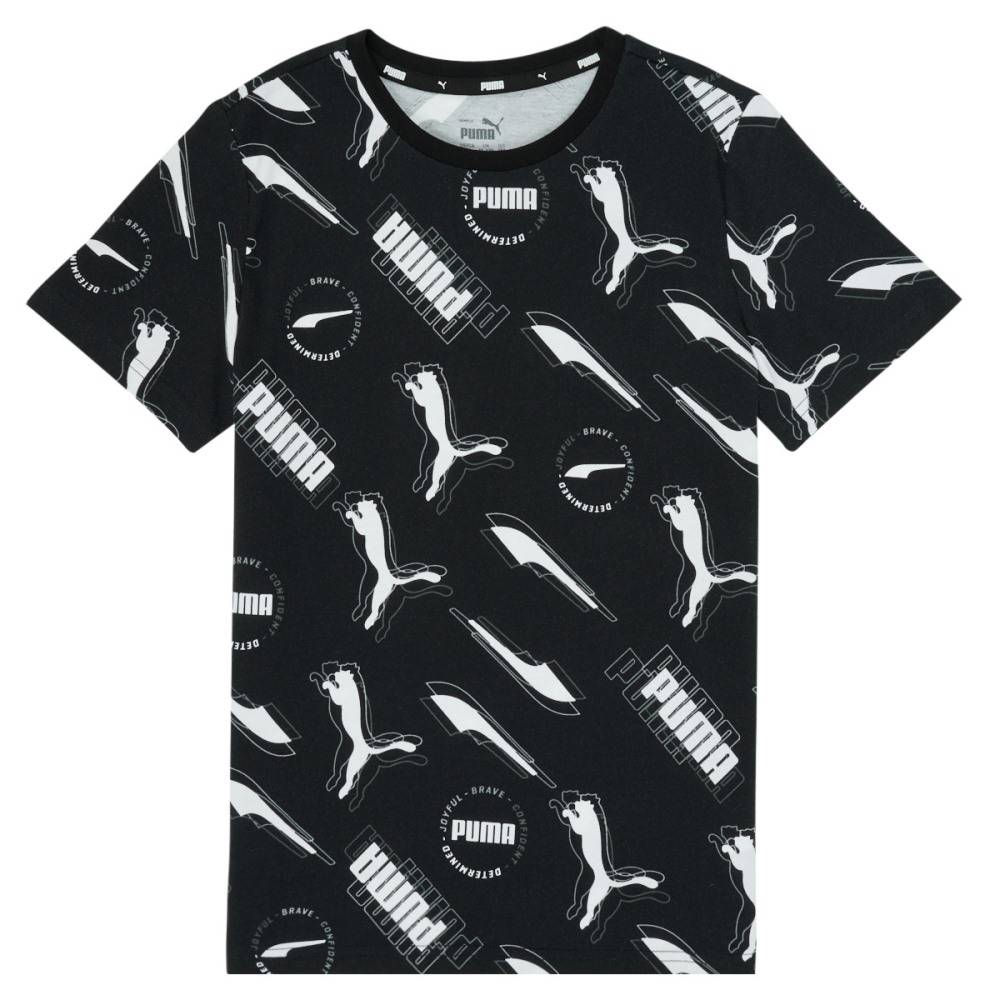 PUMA ALPHA ALL OVER PRINT YOUTH TEE