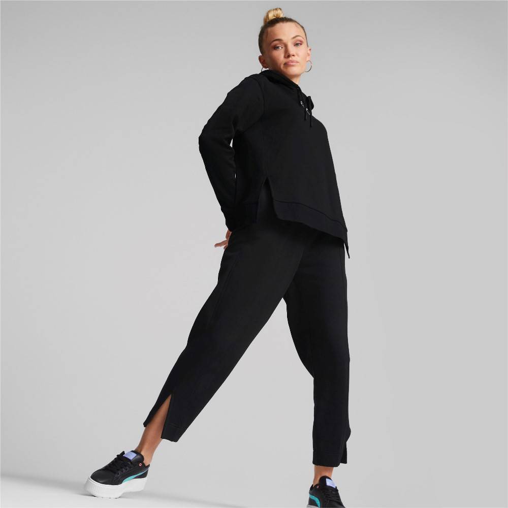 PUMA HER WOMENS FRENCH TERRY HIGH-WAIST PANT
