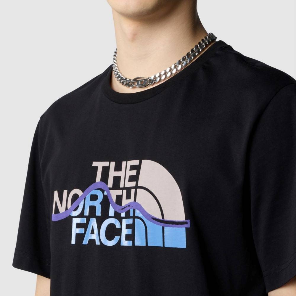 THE NORTH FACE MENS S/S MOUNTAIN LINE TEE