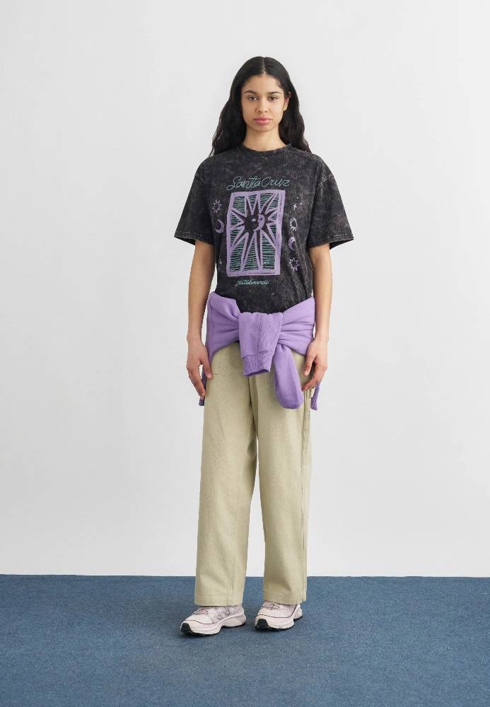 SANTA CRUZ SUN STAMP SCRIPT T-SHIRT